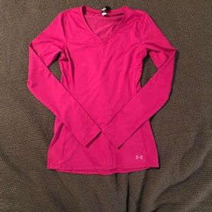 Purple Under Armour Cold Gear Long Sleeve
